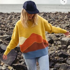 Vista Boho Knitted Jumper Amber Gold - Passenger